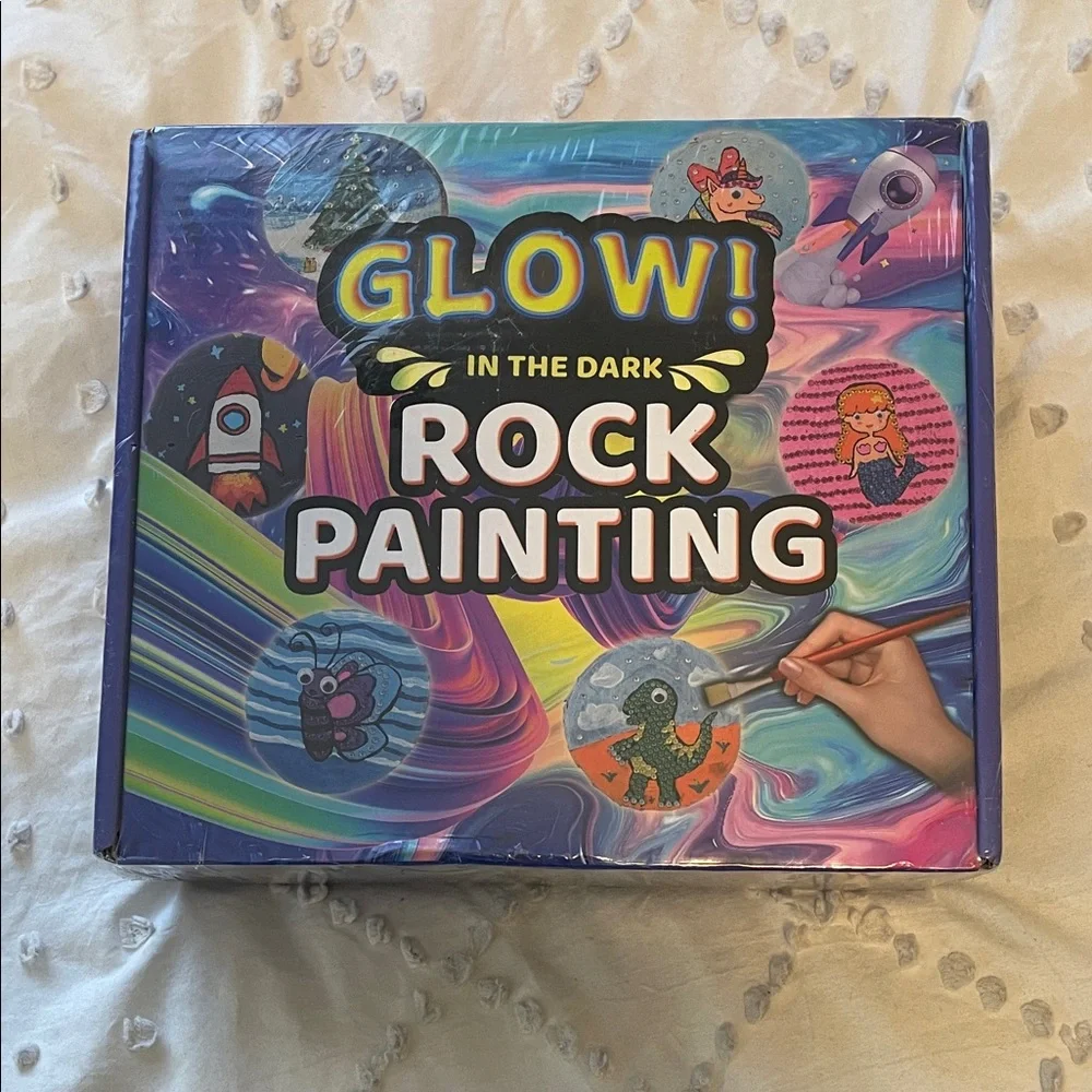 Glow in the Dark Rock Painting Kit new